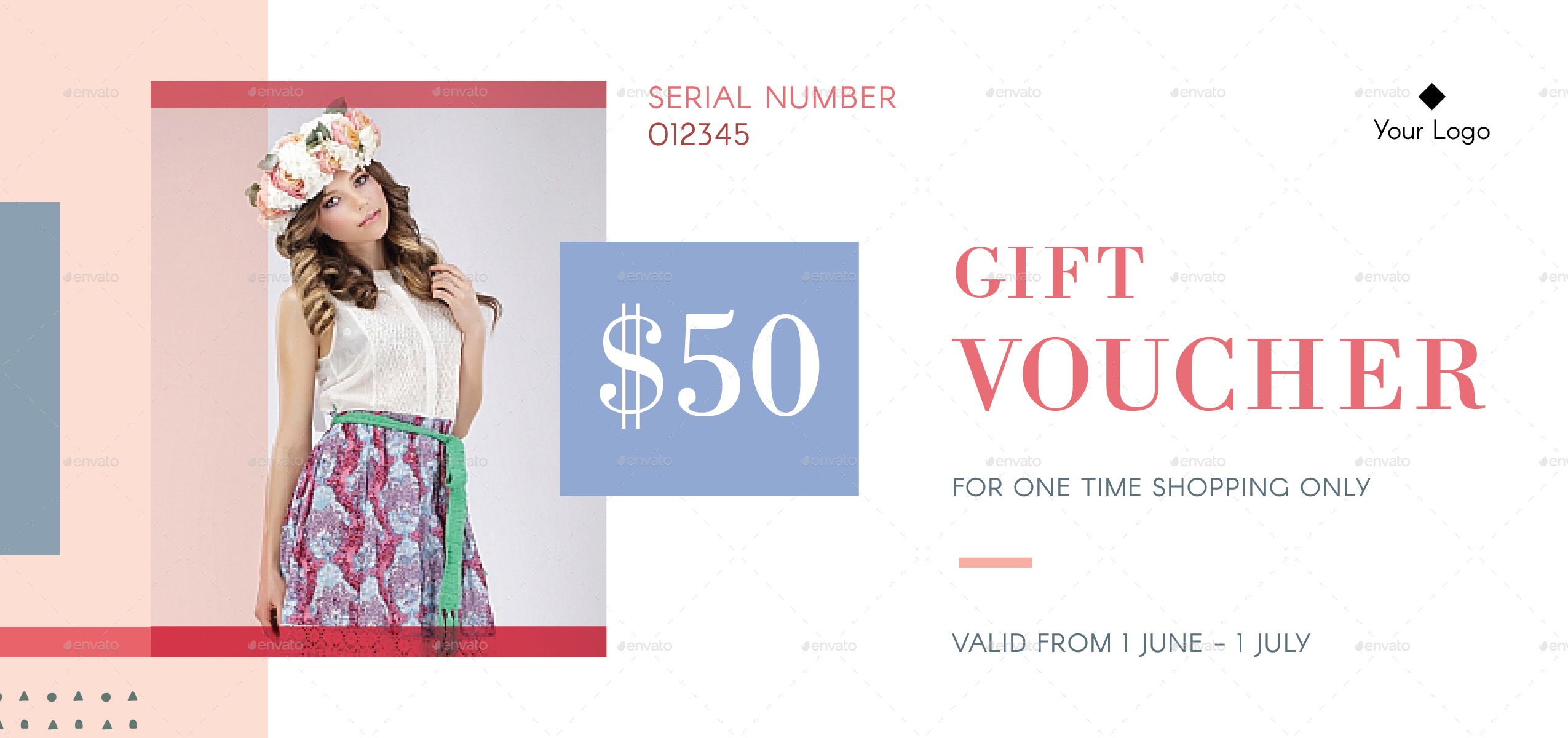 Fashion Gift Voucher, Print Templates GraphicRiver